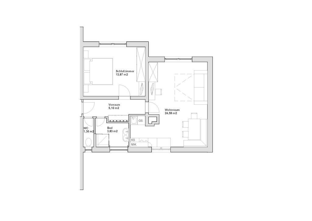 Apartamento Haus Gassner Bad Hofgastein Habitación foto